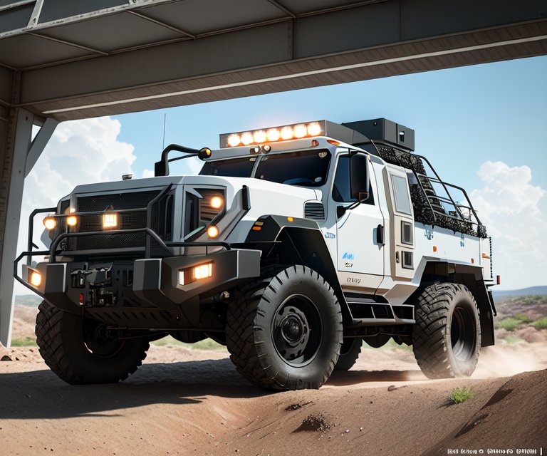 02045-945180155-Professional Photo, Armored recovery vehicle (wheeled_airborne), Border crossing checkpoints and immigration centers, Mechapunk.jpg